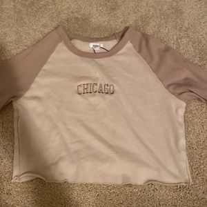 Beige garage long sleeve